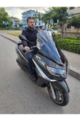MOTOCAM Piaggio X10 Siperlik Ön Cam 2011-2017 Model 73cm Füme Renkli 4mm - 2