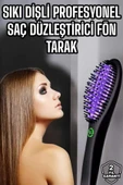 SAYARMARKT Saçlarınıza Şekil Veren Isı Ayarlı Fön Tarak - 2