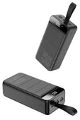 SAYARMARKT LED Ekranlı 50.000 mAh Powerbank 4 USB Çıkışlı Hızlı Şarjlı Kompakt Tasarım - 4