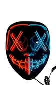SAYARMARKT Maskeli Parti İçin LED Neon Maske - 4