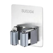 Ayt Sunup SN-26353 Duvara Monte Süpürge Paspas Tutucu Tutacağı Banyo Temizlik Malezemleri Düzenleyicisi thumbnail 1