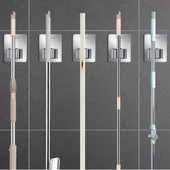 Ayt Sunup SN-26353 Duvara Monte Süpürge Paspas Tutucu Tutacağı Banyo Temizlik Malezemleri Düzenleyicisi thumbnail 2