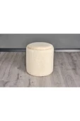 WoodyMaison Puf Iskandinav Tarz Kuzu Tüy Kumaş Sandıklı Large Çok Amaçlı Puf Koltuk Bench 41*42 - 3