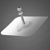 Ayt Sunup SN-26406 Kendinden Yapışkanlı Mobilya Devrilme Önleyeci Duvar Ankrajı 2 Adet Sabitleme Aparatı - 2