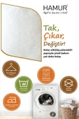 Yıkanabilir Puf Tabure Kılıfı Tak-Çıkar-Değiştir-Yenile Orta Sehpa Kılıfı Bb Fluffy Zoo Sheep - 4