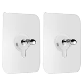 Ayt Sunup SN-26406 Kendinden Yapışkanlı Mobilya Devrilme Önleyeci Duvar Ankrajı 2 Adet Sabitleme Aparatı - 1