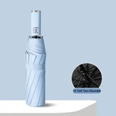 Beluga Tam Otomatik UV Korumalı Şemsiye ( Tek Tuşla Aç / Kapat ) Turkuaz thumbnail 1