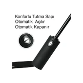 Beluga Tam Otomatik UV Korumalı Şemsiye ( Tek Tuşla Aç / Kapat ) Siyah - 8