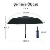 Beluga Tam Otomatik UV Korumalı Şemsiye ( Tek Tuşla Aç / Kapat ) Siyah - 9