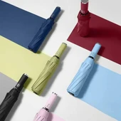 Beluga Tam Otomatik UV Korumalı Şemsiye ( Tek Tuşla Aç / Kapat ) Pembe - 4