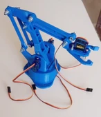 Arduino Robot Kol Kiti 3D Baskı Birleşmiş Halde Robot Kol - 2