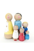 Onshine Ahşap Aile Boyama Seti - 6
