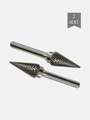 Gfb 3258 Kalıpçı Konik Sivri Freze M12 x 25 x 06 - 2 Adet thumbnail 1