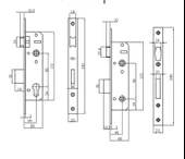 İto Kilit 156E/35 Silindir Tip Alüminyum Kapı Kilitleri thumbnail 2