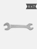 İzeltaş 0100010607 İki Ağız Anahtar Kısa Boy 6x7 mm thumbnail 2