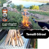 Kamp Gazı Bütan Propan Gaz Tüpü Portatif Ocak Kartuşu Tek kullanımlık Pürmüz 400 ml 1 Adet - 3
