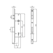 İto Kilit 132/35 Silindir Tip Pvc Oda Kapı Kilitleri thumbnail 2