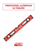 Gfb 5522 Mıknatıslı Profesyonel Su Terazisi Kırmızı 60 cm thumbnail 3