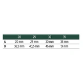 İto Kilit Alüminyum Makaralı Kapı Kilitleri 159e/25 Silindir Tip - 3