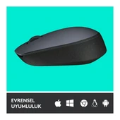 Logitech M170 910-004642 Optik Kablosuz Gri-Siyah Mouse - 7
