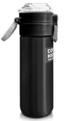 Coral High Erkek Çocuk 500 ml Okul ve Günlük Paslanmaz Çelik Termos - Siyah Yeşil Çizgili Desenli  - Sızdırmaz - 3