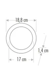 CATA CT-5148 15W Slim Panel LED Armatür sıva altı metal kasa Beyaz Işık 6400K - 2