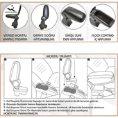 Fiat 500 Araca Özel Kol Dayama Kolçak 2015+ uyumlu thumbnail 2