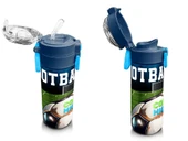 Coral High Çelik Matara Termos/Suluk 31995 - 500ml, Lacivert Futbol Desenli - Erkek Çocuk - 4