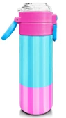 Coral High Çelik Matara Termos/Suluk 31987 - 500ml, Kız Çocuk, Renkli Çizgili Desenli - 3