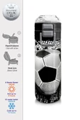Coral High 500 ml Pipetli ve Direkt İçim Çelik Termos/Matara - Erkek Çocuk -  Futbol Desenli - 2