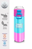 Coral High Çelik Matara Termos/Suluk 31987 - 500ml, Kız Çocuk, Renkli Çizgili Desenli - 2
