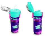 Coral High Kız Çocuk 500 ml Okul ve Günlük Paslanmaz Çelik Termos - Pembe Su Yeşili Unicorn Desenli  - Sızdırmaz - 4