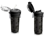 Coral High 500 ml Paslanmaz Çelik Okul Termosu/Suluk/Matara - Erkek Çocuk - Siyah Blok Desenli  - Sızdırma Yapmaz - 4