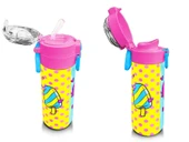 Coral High Kız Çocuk İçin 500 ml'lik Paslanmaz Çelik Termos/Suluk - Mixed Dondurma Desenli - 4