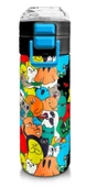 Coral High Çelik Matara Termos/Suluk 31990 - 500ml, Kız Çocuk - Siyah Karikatür Çizgili - 1
