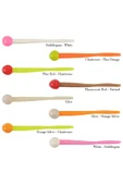 Powerbait Floating Mice Tails Sahte Yemi 8cm  Orange Silver Chartreuse - 1
