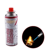 Kamp Gazı (1 Adet) Bütan Propan Tüpü Portatif Ocak Kartuşu Tek kullanımlık Pürmüz 400 ml 227 gr thumbnail 4