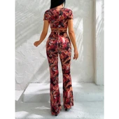 Lucky Life Kısa Kollu Desenli Takım - 4