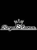 Royal Stance Yazılı Oto Sticker Siyah Beyaz 35x10 cm - 1