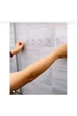 5’li Kendinden Güçlü Yapışkanlı Şeffaf Duvar Askısı & Banyo & Mutfak & Ofis 1 Adet - 3