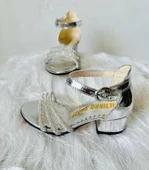 GALA önü açık taşlı topuklu çocuk ayk. - 1