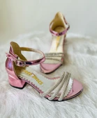 GALA önü açık taşlı topuklu çocuk ayk. - 12