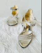 GALA önü açık taşlı topuklu çocuk ayk. - 9