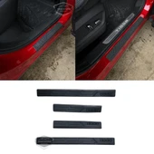 Chery Tiggo 8 Pro-Pro Max Plastik Kapı Eşiği Seti Kapı Eşiği Koruma Plastiği Koruyucu Siyah 4 Kapı - 4