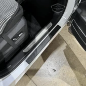 Chery Tiggo 8 Pro-Pro Max Plastik Kapı Eşiği Seti Kapı Eşiği Koruma Plastiği Koruyucu Siyah 4 Kapı - 2