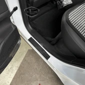 Chery Tiggo 8 Pro-Pro Max Plastik Kapı Eşiği Seti Kapı Eşiği Koruma Plastiği Koruyucu Siyah 4 Kapı - 7