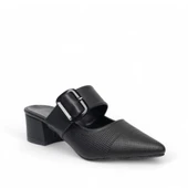 Pisagor Ps-32660 4 Cm Topuklu Kadın Terlik - 1