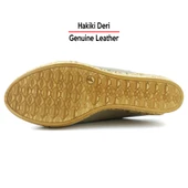 Erkan Saçmacı Drusilla Vizon Hakiki Deri Kesik Detaylı Mantar Taban Görünümlü Dolgu Topuklu Terlik - 6