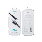 Joyroom S-1230N6 Mikro Hızlı Şarj ve Data Kablosu Örgü 3A 1.2M Siyah thumbnail 2