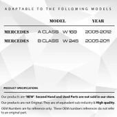 Mercedes A B Serisi W169 W168 W245 için Saclı Sunroof Tamir Seti 8li - 6